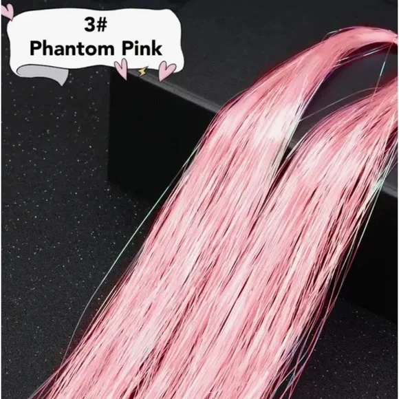 Hair Tinsel, CHOOSE TWO COLORS, Glitter Fairy Hair, NIP🤩, Temporary Hair Color - Picture 4 of 9
